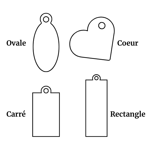 Collier Initiales Perla