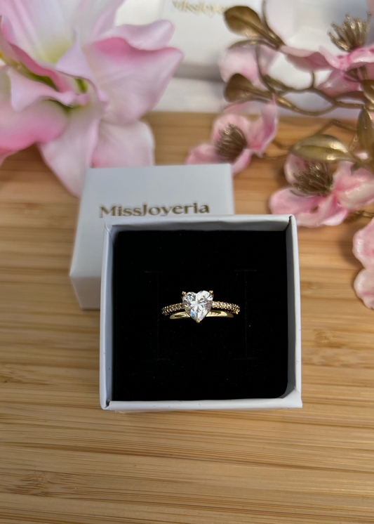 Bague coeur harmonie
