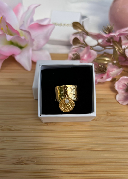 Bague Breloque Rose