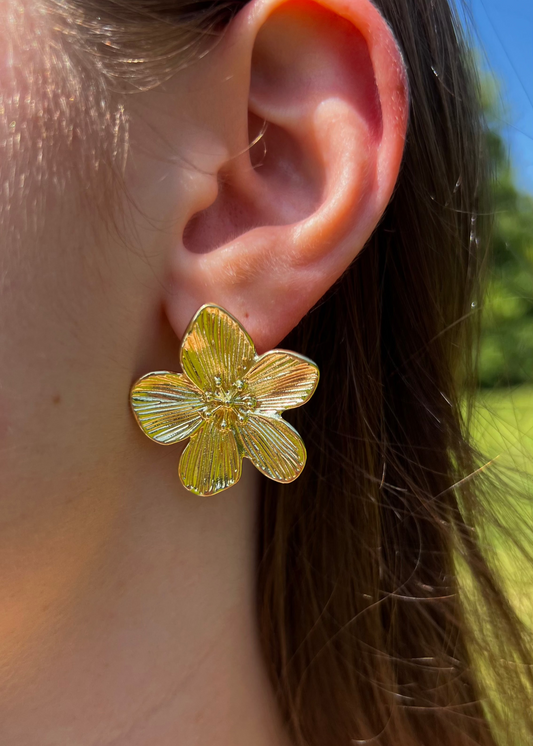 Boucles d'Oreilles Fleur