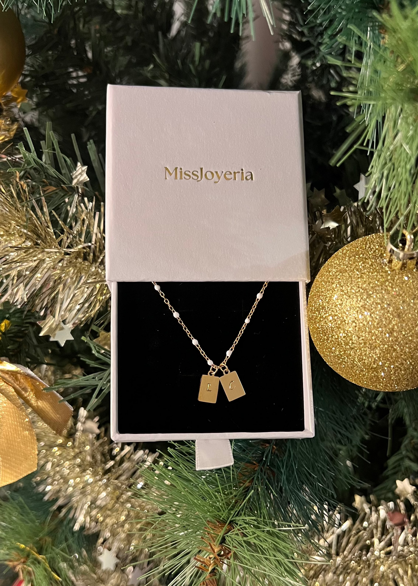 Coffret Collier Initiales Perla